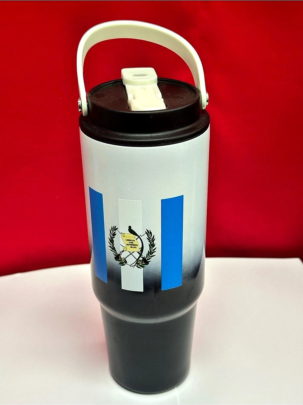 Guatemala Travel Tumbler White & Black
